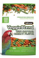 ZUPREEM ZUPREEM- VEGGIE BLEND- PELLETED DIET- 10X14X4- PARROT/CONURE- 3.25 LB