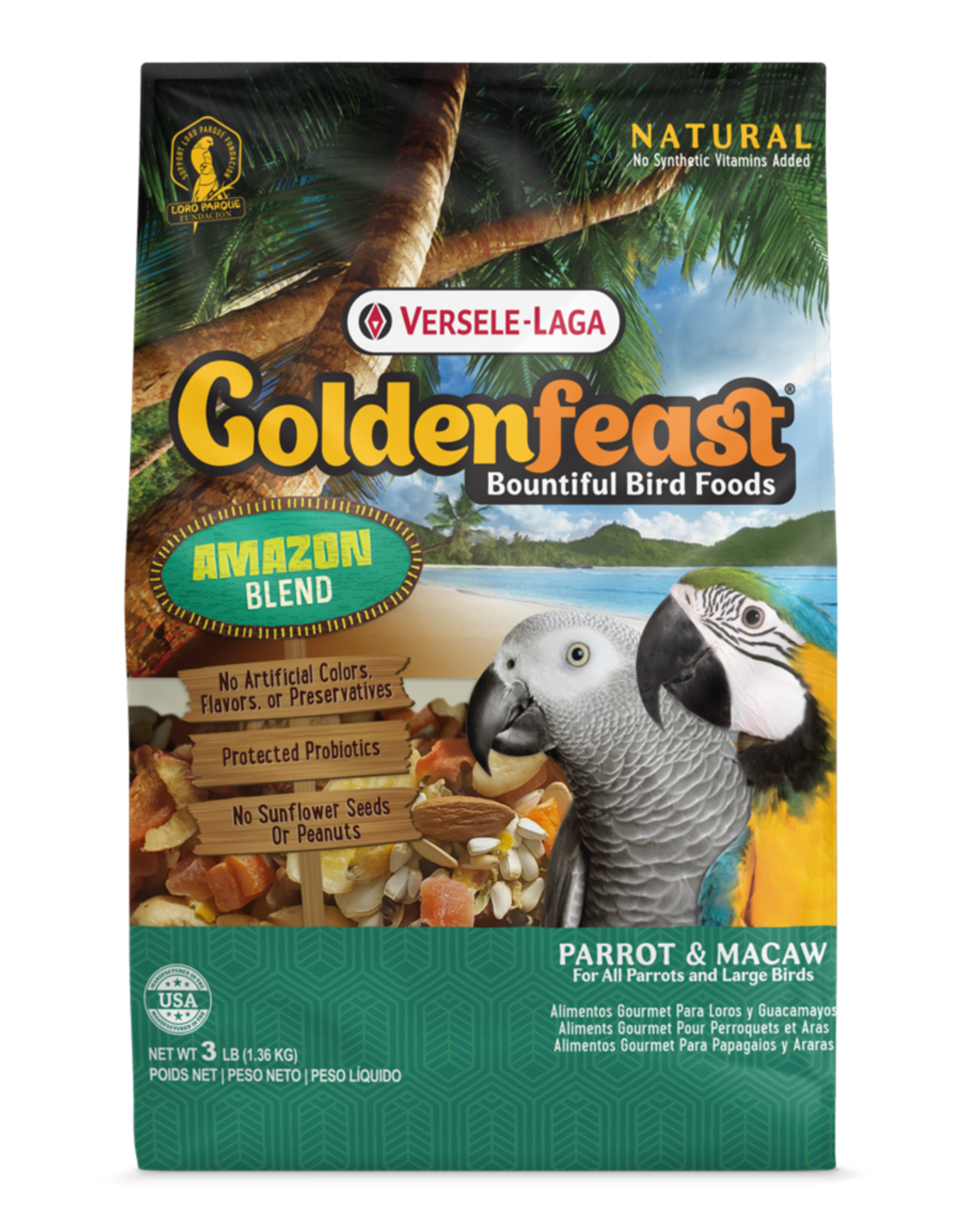 GOLDENFEAST BIN #136- GOLDENFEAST- 5X5X5- AMAZON BLEND LB