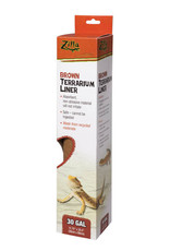 ZILLA PET PRODUCTS ZILLA- TERRARIUM LINER- 2X2X11- 10 GALLON- BROWN