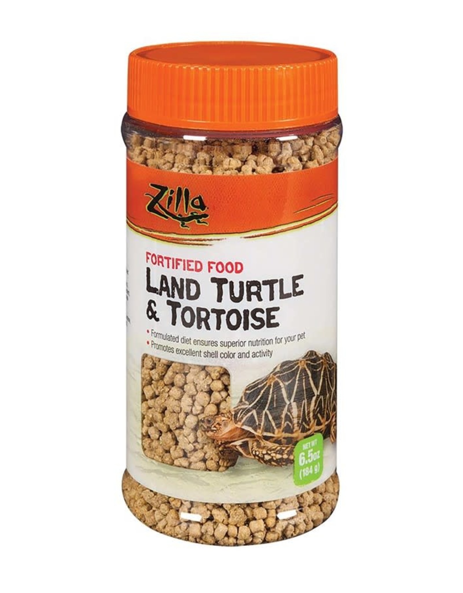 ZILLA PET PRODUCTS ZILLA- FORTIFIED- PELLETED DIET- LAND TURTLE AND TORTOISE- 3X3X6- 6.5 OZ