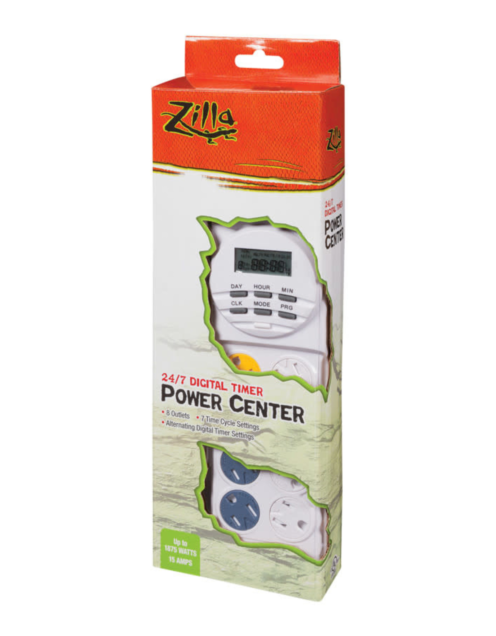 ZILLA PET PRODUCTS ZILLA POWER CENTER DIGITAL TIMER 13X4X2 Rhonda
