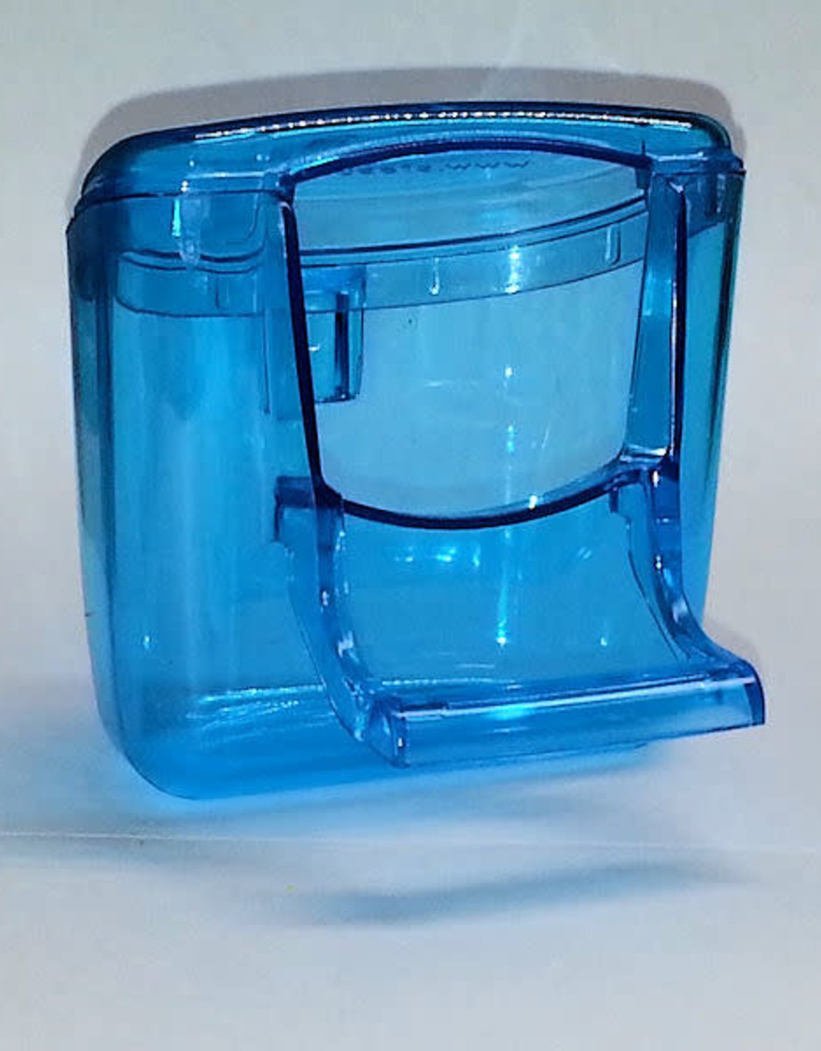 S.T.A.- CANARY FOOD/WATER DISH- 3X3X1.5- NEW STYLE- BLUE