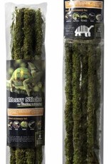GALAPAGOS GALAPAGOS-MOSSY STICKS- 24 INCH- GREEN-  6 PACK
