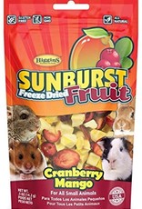 HIGGINS PREMIUM PET FOODS HIGGINS- SUNBURST- 6X4X2- FREEZE DRIED FRUIT- CRANBERRY/MANGO- SMALL ANIMAL TREAT- .5 OZ