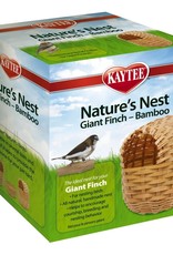CENTRAL - KAYTEE PRODUCTS NEST- NATURE'S NEST- BAMBOO- 6.31X5.5X4.5- GIANT FINCH