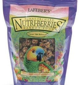 LAFEBER'S LAFEBER'S- NUTRI-BERRIES- PELLETED DIET/TREAT- 8.25X8.25X6- 3LB- PARROT- SUNNY ORCHARD