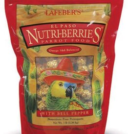 LAFEBER'S LAFEBER'S- NUTRI-BERRIES- PELLETED DIET/TREAT- 8.25X8.25X6- 3 LB- PARROT- EL PASO