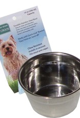 LIXIT ANIMAL CARE PRODUCTS LIXIT- QUICK LOCK CROCK- STAINLESS STEEL- 10 OZ