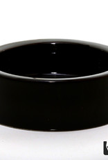 CERAMIC BOWL- ROUND BLACK- MEDIUM