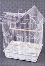 HQ HQ- 1754- BIRD CAGE- HOUSE STYLE- 17X12- WHITE