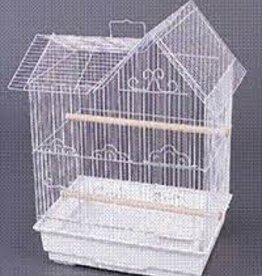 HQ HQ- 1754- BIRD CAGE- HOUSE STYLE- 17X12- WHITE