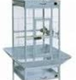 PREVUE PET PRODUCTS, INC. PREVUE- PLAY TOP CAGE- 18X18X57- PEWTER WHITE