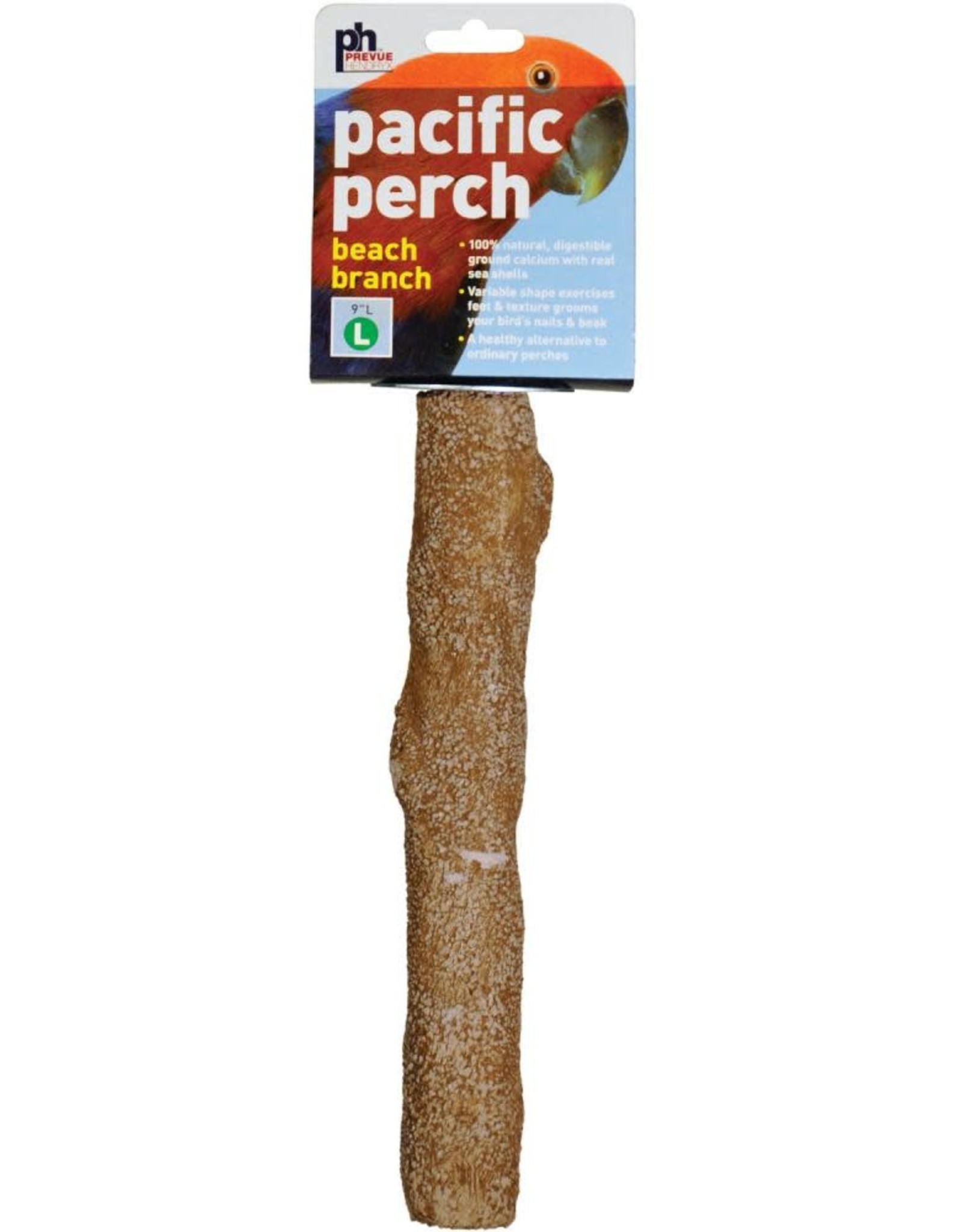 PREVUE PET PRODUCTS, INC. PREVUE- 1011- BEACH WALK BRANCH- PERCH 10 INCH- BROWN- MEDIUM