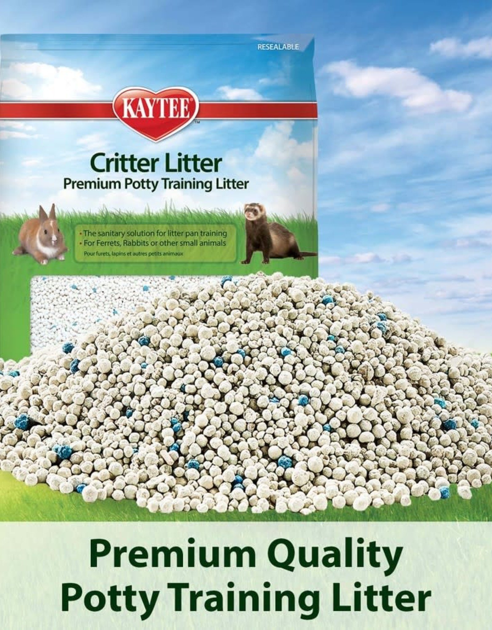 CENTRAL - KAYTEE PRODUCTS KAYTEE- LITTER/BEDDING-11X10.5X3.5- SMALL ANIMAL- CRITTER LITTER- 4 LB