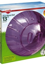 CENTRAL - KAYTEE PRODUCTS SUPER PET- RUN ABOUT BALL- 13 DIA- RAINBOW
