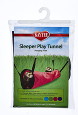 CENTRAL - KAYTEE PRODUCTS KAYTEE-  PLAY TUNNEL- SLEEPER- 15.5X4.5- ASSORTED COLORS