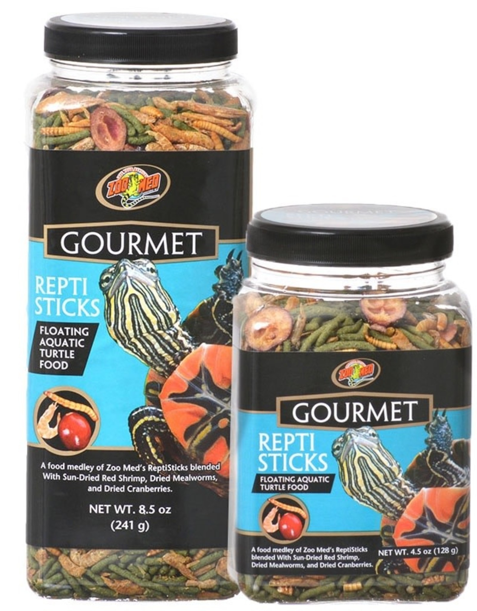 ZOO MED LABORATORIES, INC. ZOO MED- ZM-39- GOURMET- TURTLE FOOD- REPTISTICKS- FLOATING AQUATIC- 4X4X6- 8.5 OZ