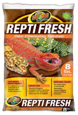 ZOO MED LABORATORIES, INC. ZOO MED- RO-8- REPTI FRESH- ODOR ELIMINATING SAND- 14.5X9.5X2.5- 8 LB- WHITE