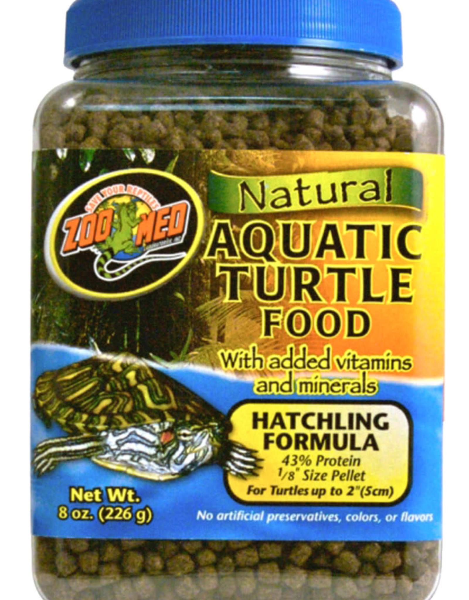 ZOO MED LABORATORIES, INC. ZOO MED- ZM-92- NATURAL- AQUATIC TURTLE FOOD- HATCHLING- 8 OZ
