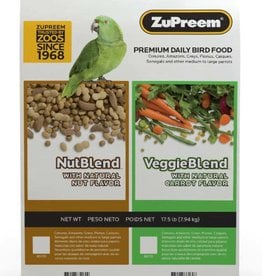 ZUPREEM BIN #45- ZUPREEM- NUT BLEND- PELLETED DIET- PARROT/CONURE- 30X18X6- 17.5 LB