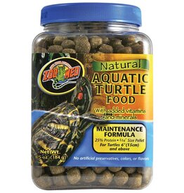 ZOO MED LABORATORIES, INC. ZOO MED- ZM-110- NATURAL- AQUATIC TURTLE FOOD- MAINTENANCE FORMULA- 3X3X4.5- 6.5 OZ