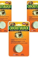 ZOO MED LABORATORIES, INC. ZOO MED- BB-60- BANQUET BLOCK- CRICKET- 4X2X6- GUT LOAD .45 OZ