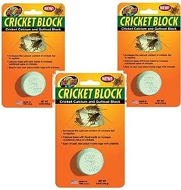 ZOO MED LABORATORIES, INC. ZOO MED- BB-60- BANQUET BLOCK- CRICKET- 4X2X6- GUT LOAD .45 OZ