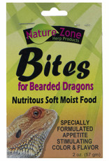 NATURE ZONE NATURE ZONE- BEARDED DRAGON- GEL FOOD- BITES  2 OZ