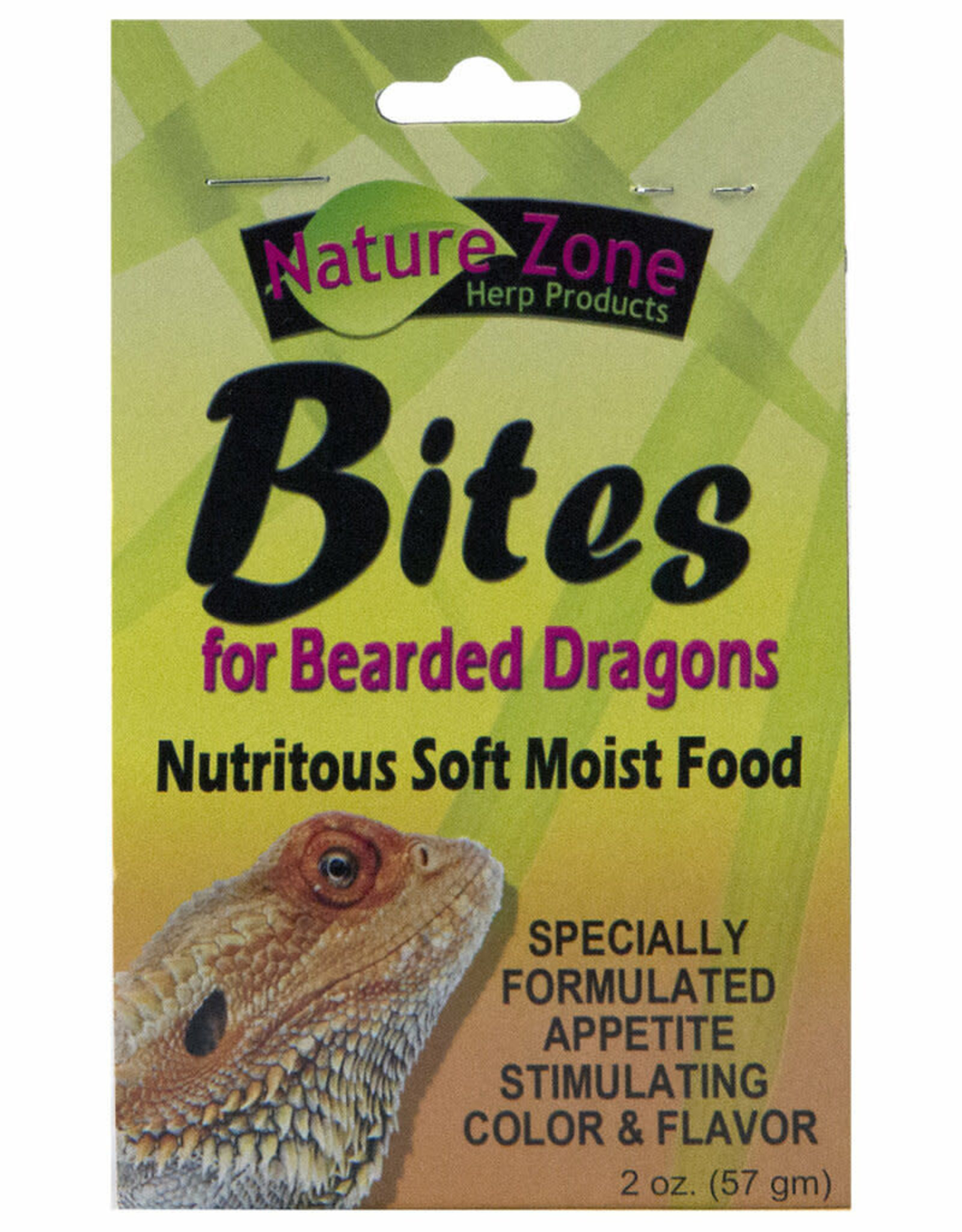 NATURE ZONE NATURE ZONE- BEARDED DRAGON- GEL FOOD- BITES  2 OZ