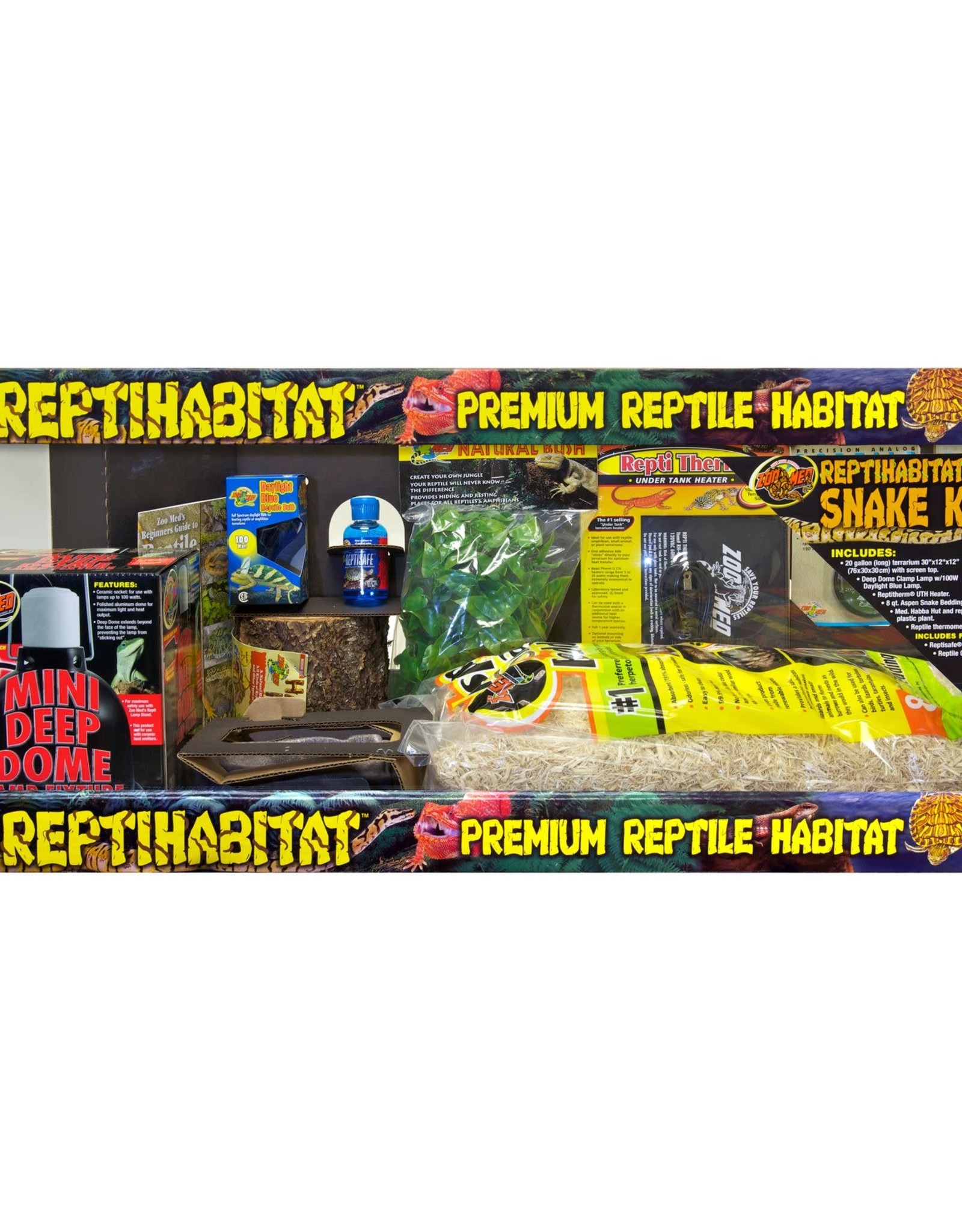 ZOO MED LABORATORIES, INC. ZOO MED- NTS-40- TERRARIUM- NATURALISTIC- REPTIHABITAT- 36X18X18- 40 GALLON- SNAKE- KIT