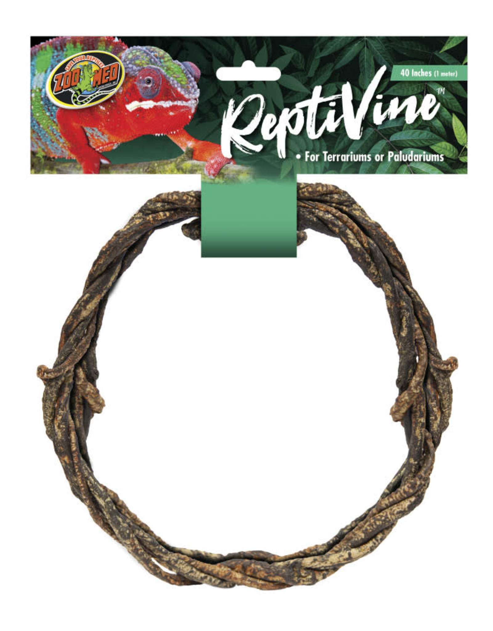 ZOO MED LABORATORIES, INC. ZOO MED- BU-53- REPTIVINE-  FLEXIBLE VINE FOR REPTIELES- 40 INCHES