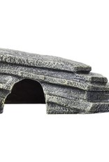 ZILLA PET PRODUCTS ZILLA- TERRARIUM- HERP HOTEL- HIDE AND BASKING RAMP- 9X5X3.5- MEDIUM