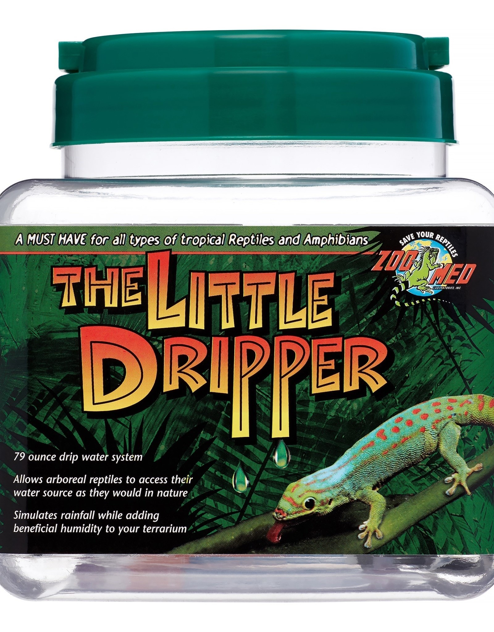 ZOO MED LABORATORIES, INC. ZOO MED- LD-1- THE LITTLE DRIPPER- 6.25X5.5X5.5- 70 OZ