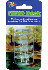 ZOO MED LABORATORIES, INC. ZOO MED- TDS4- TURTLE DOCK- SUCTION CUPS- CLEAR- 2X2X4- 4 CT