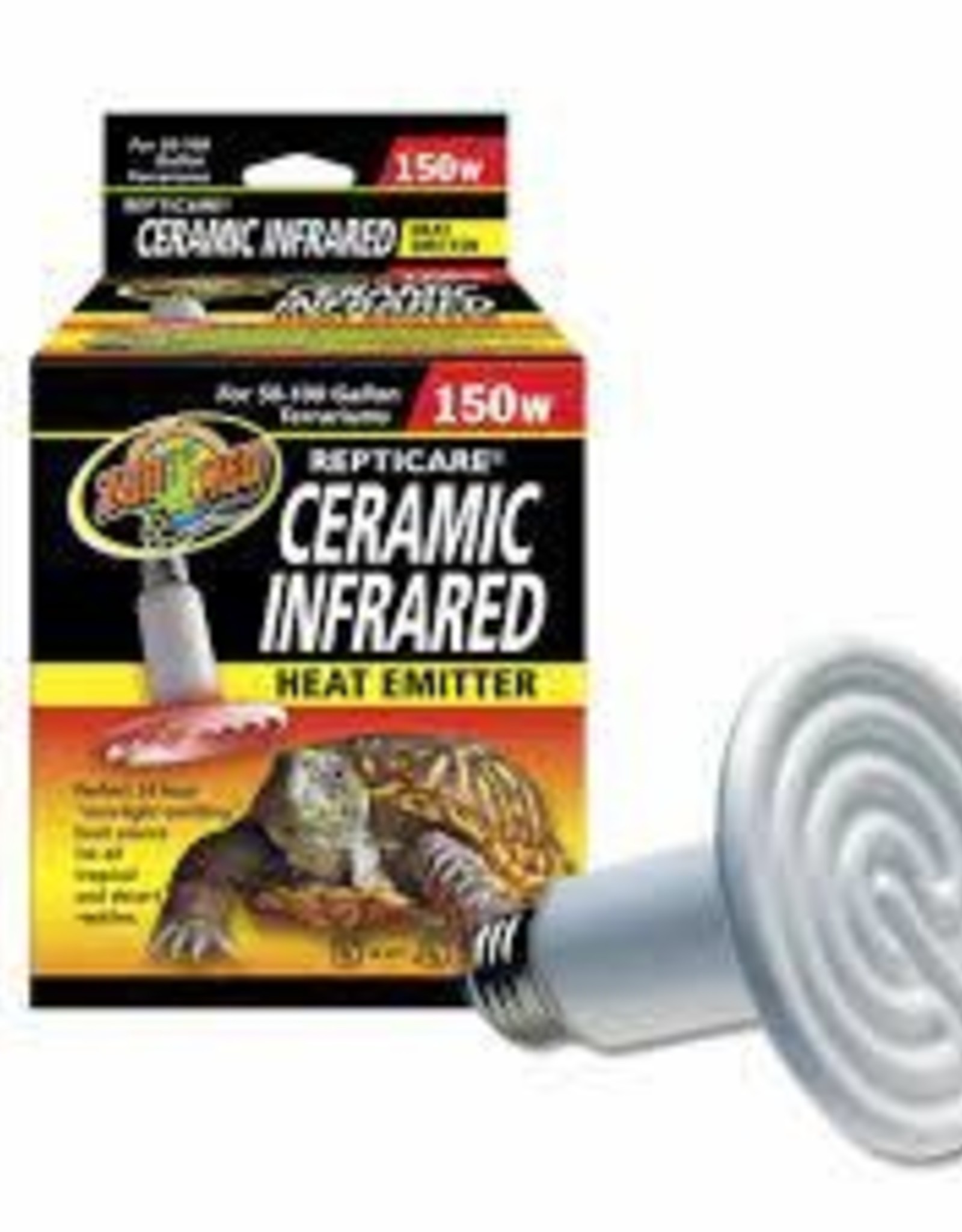 ZOO MED LABORATORIES, INC. ZOO MED- CE-100- REPTICARE- CERAMIC INFRARED HEAT EMITTER- 5X5X6-  100W