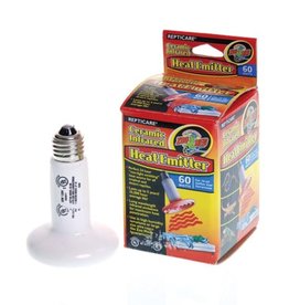 ZOO MED LABORATORIES, INC. ZOO MED- CE-60- REPTICARE- CERAMIC INFRARED HEAT EMITTER- 4X4X5- 60W