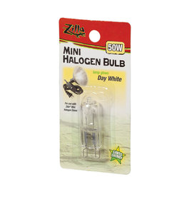 ZILLA PET PRODUCTS ZILLA- HALOGEN- LIGHT/HEAT BULB- .75X2X4- MINI- WHITE- 50W