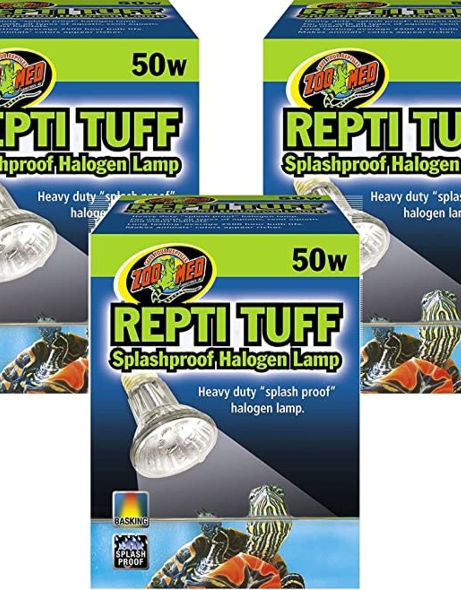 ZOO MED LABORATORIES, INC. ZOO MED- OH-50- TURTLE- REPTI TUFF- HALOGEN LAMP- 4X4X6- 50W