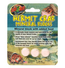 ZOO MED LABORATORIES, INC. ZOO MED- HC-62- HERMIT CRAB- MINERAL BLOCKS WITH ADDED FOOD- 4X1X6