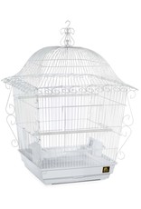 PREVUE PET PRODUCTS, INC. PREVUE- 220W- BIRD CAGE- 18X18X25- 5/8"BAR SPACING- SCROLLWORK- WHITE