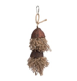 PREVUE PET PRODUCTS, INC. PREVUE- 62540- NATURAL TOY- COCONUT AND JUTE- SPRITE STACK 13X2.5- SMALL
