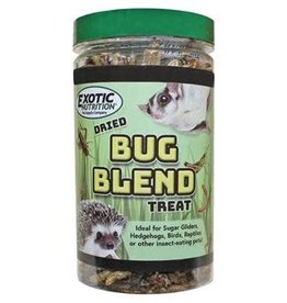 EXOTIC NUTRITION EXOTIC NUTRITION- 552761N- DRIED TREAT- 3X3X6- BUG BLEND  48 G