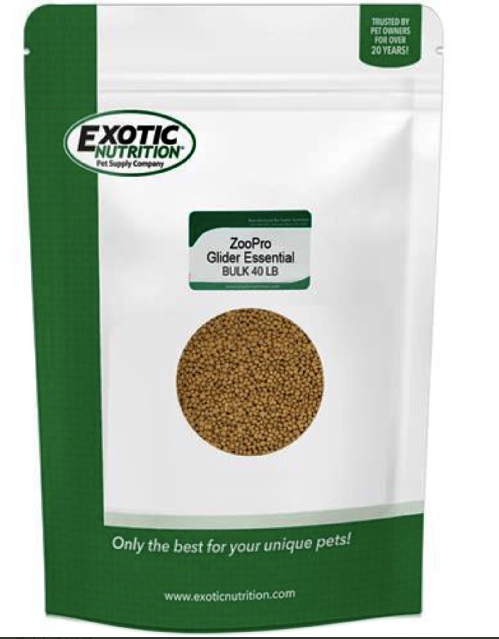 EXOTIC NUTRITION SA#116- EXOTIC NUTRITION- EN4153- ZOOPRO- 5X5X5- SUGAR GLIDER DIET- PER LB