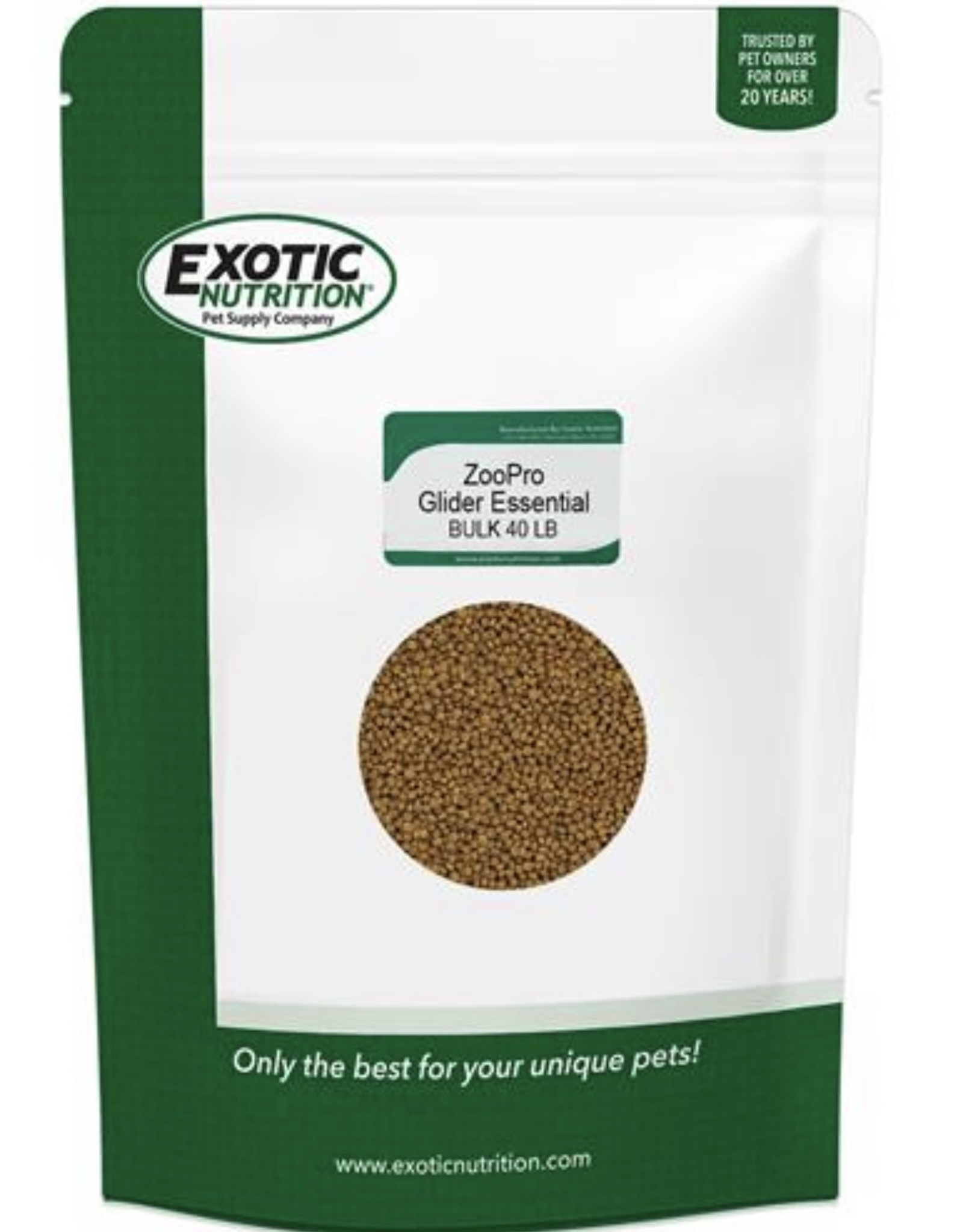 EXOTIC NUTRITION SA#116- EXOTIC NUTRITION- EN4153- ZOOPRO- 5X5X5- SUGAR GLIDER DIET- PER LB