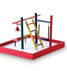 PREVUE PET PRODUCTS, INC. PREVUE- PLAYGROUND/PLAY GYM- TABLE TOP- 15X13- PARAKEET PARK