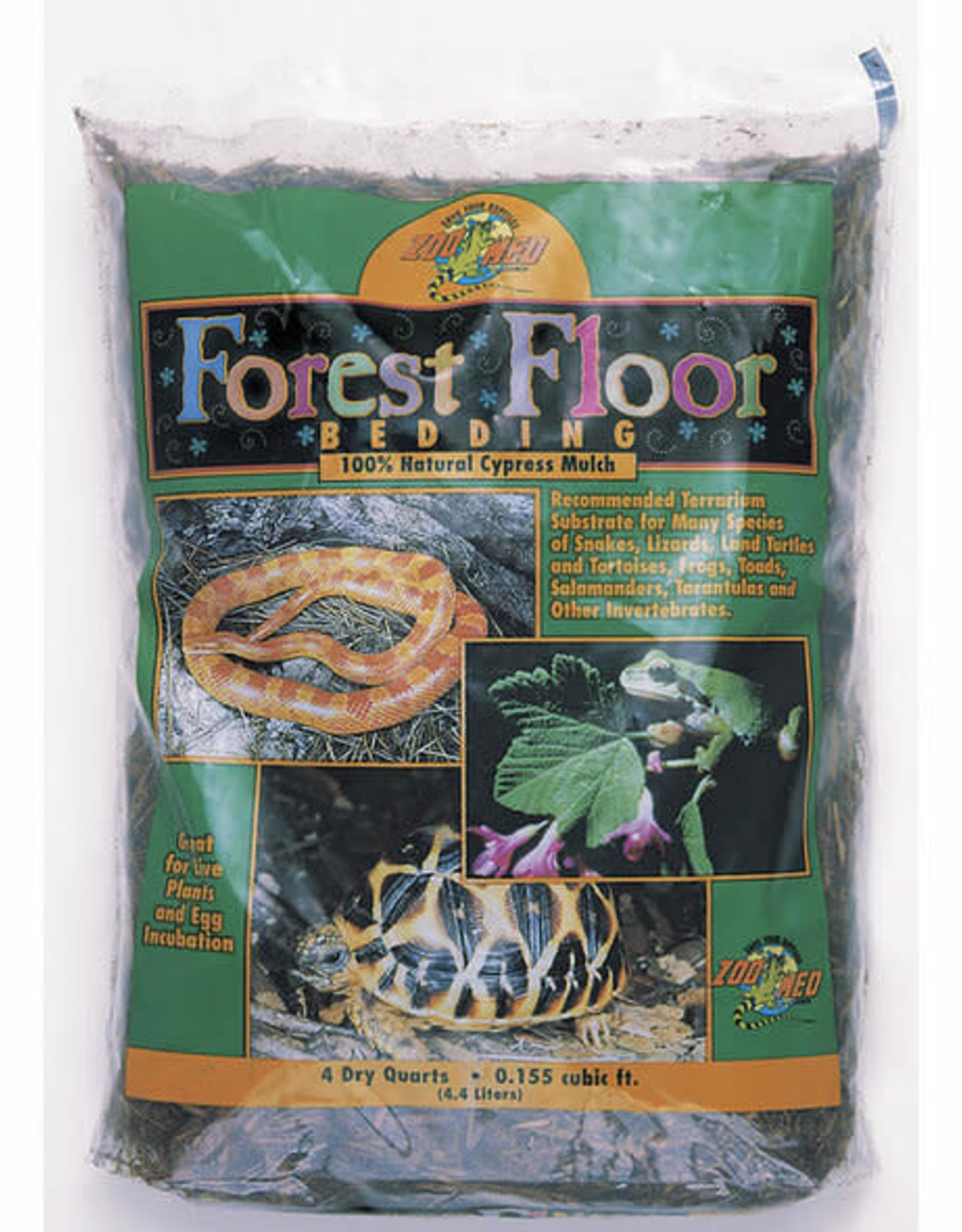 ZOO MED LABORATORIES, INC. ZOO MED- CM-4- FOREST FLOOR- CYPRESS- SUBSTRATE- 3X9X13- 4 QT