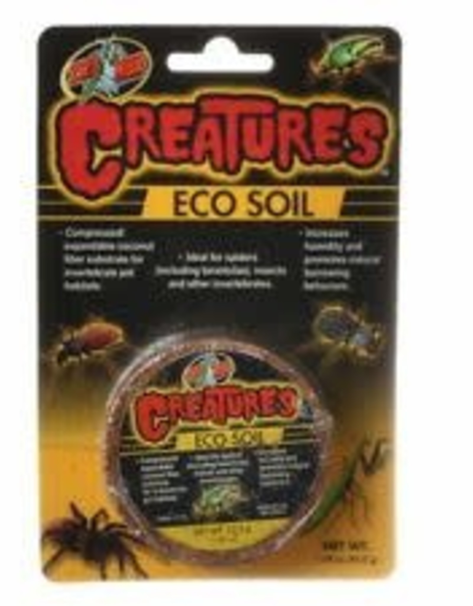 ZOO MED LABORATORIES, INC. ZOO MED- CT-70- CREATURES- ECO SOIL- 4X2X6- 45G