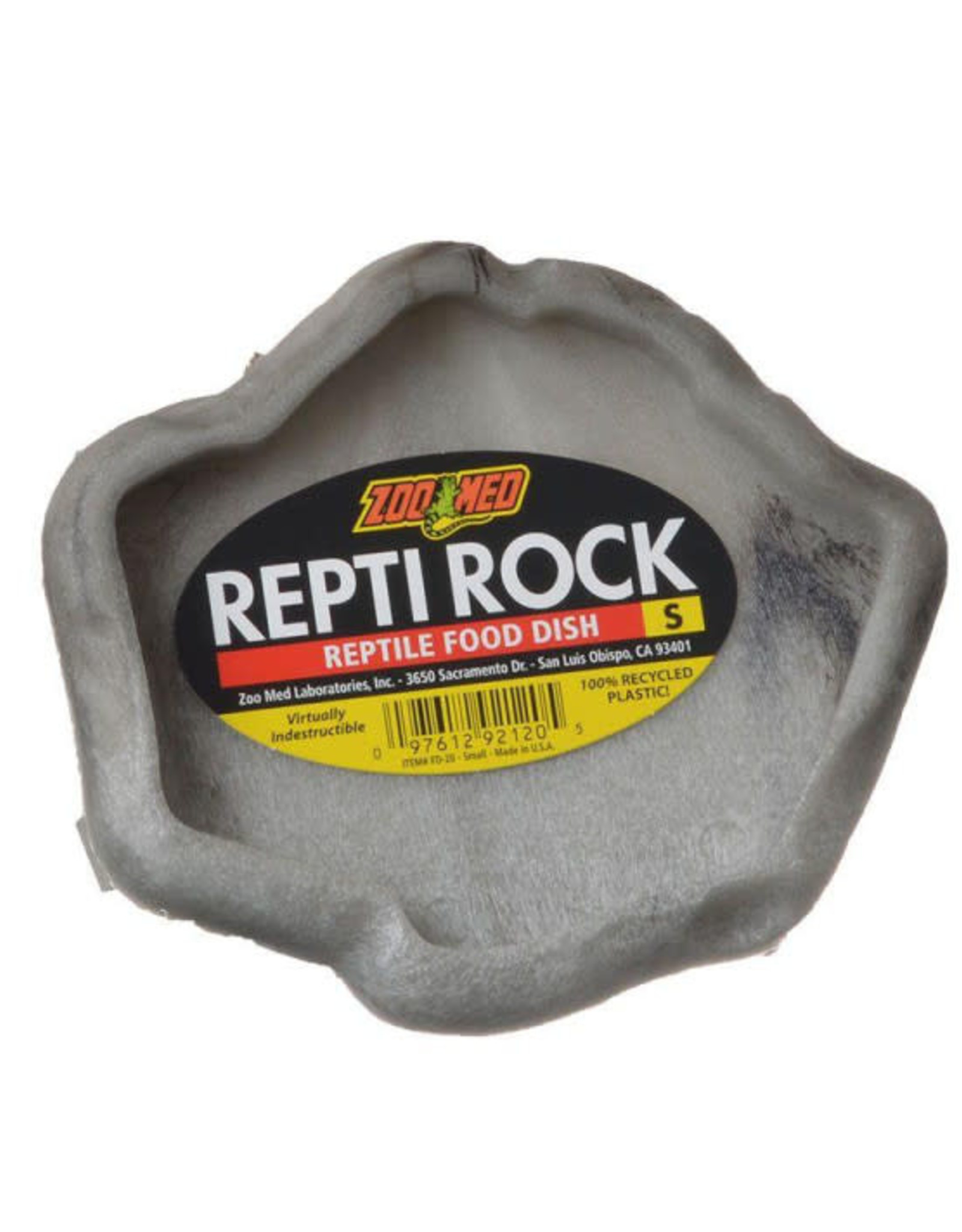 ZOO MED LABORATORIES, INC. ZOO MED- FD-20- REPTI ROCK- FOOD DISH- 5.5X5X.75- SMALL