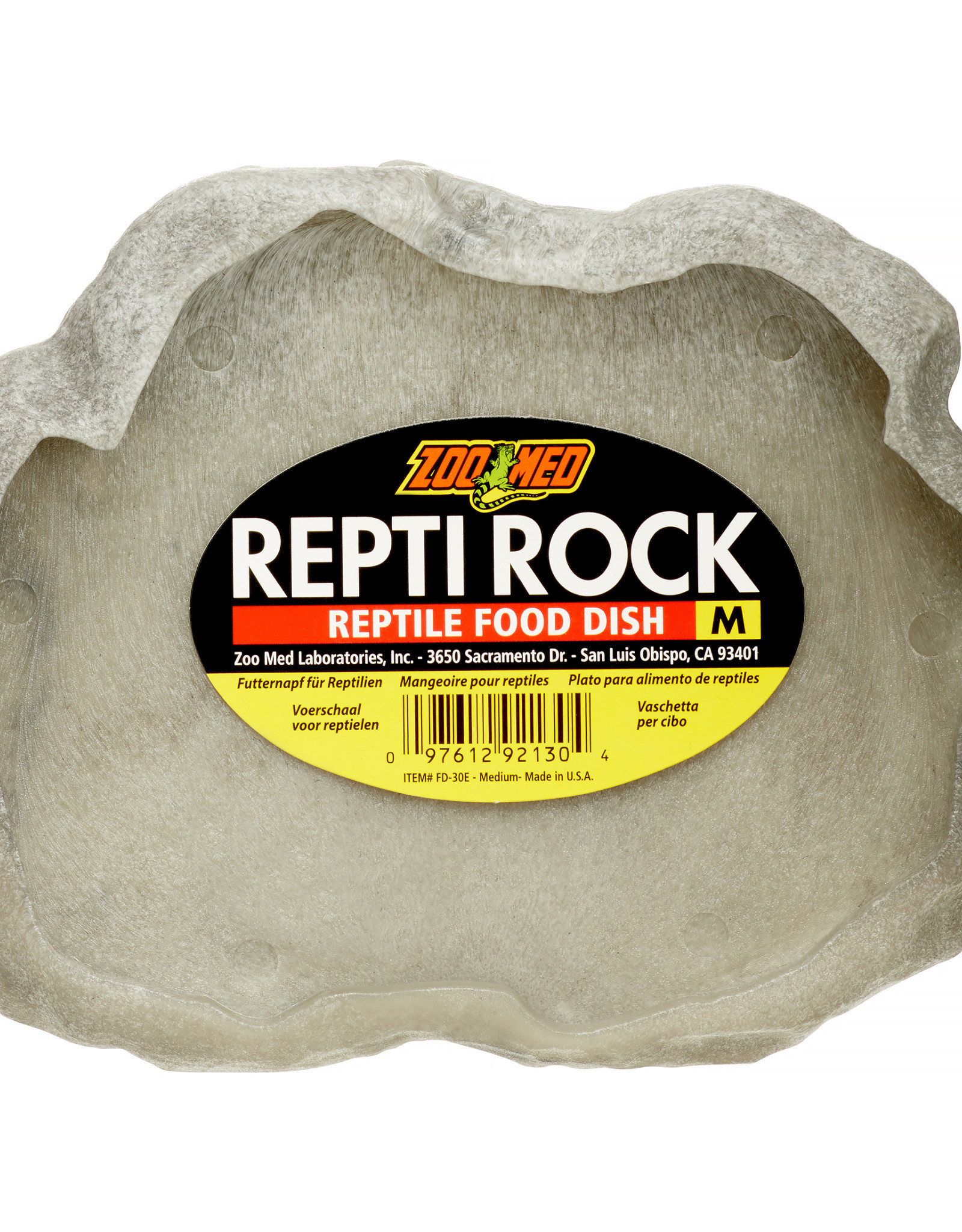 ZOO MED LABORATORIES, INC. ZOO MED- FD-30- REPTI ROCK- FOOD DISH- 6X1X7.25- MEDIUM