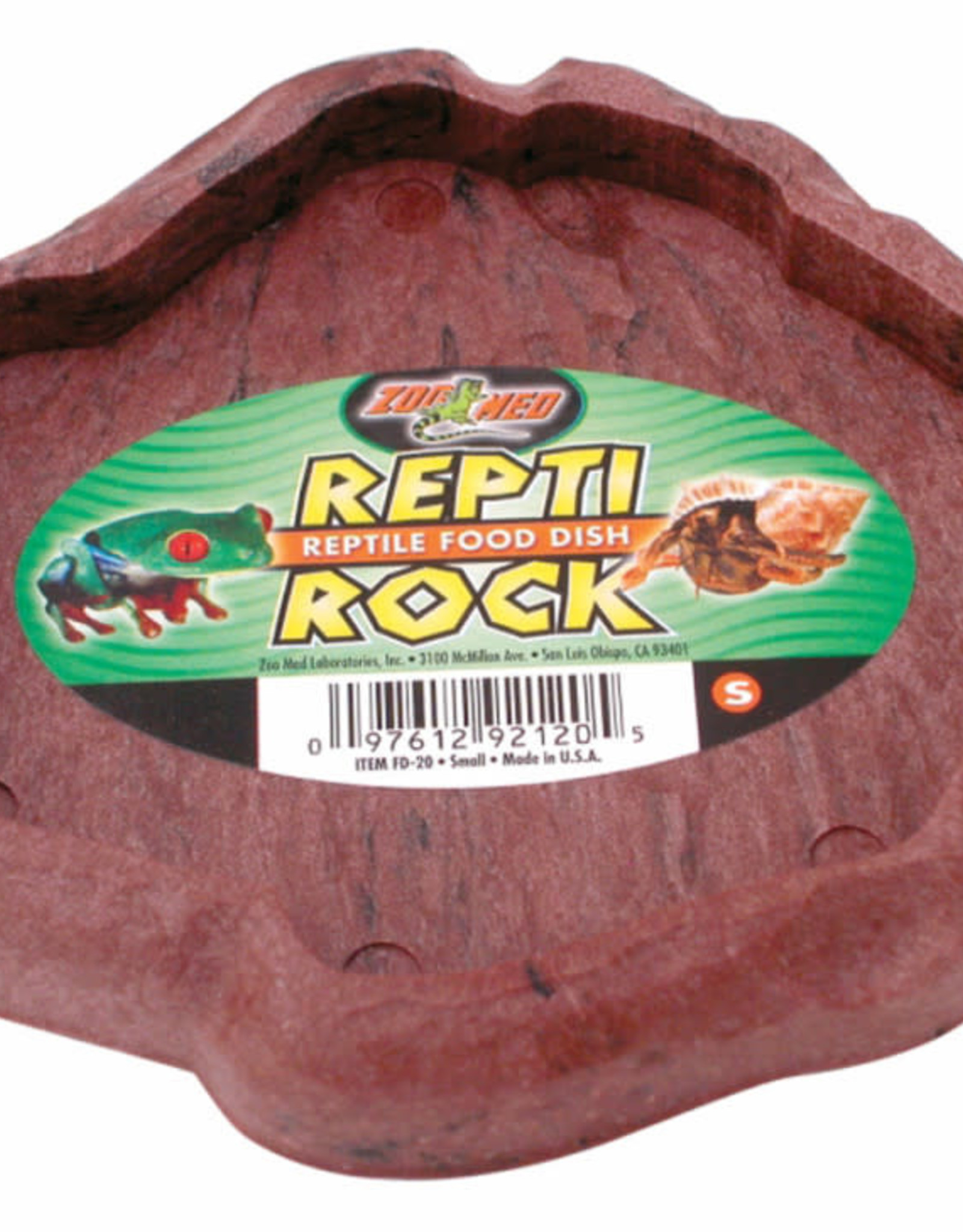 ZOO MED LABORATORIES, INC. ZOO MED- FD-20- REPTI ROCK- FOOD DISH- 5.5X5X.75- SMALL